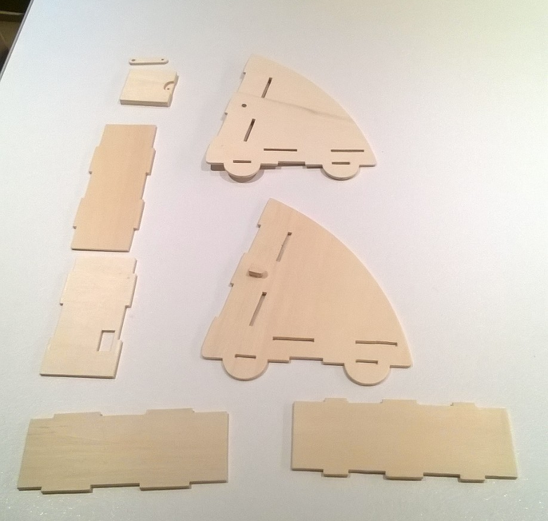 Plywood parts